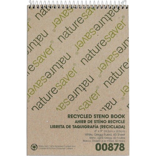 BOOK,STENO,RCYCL,GREGG,60SH