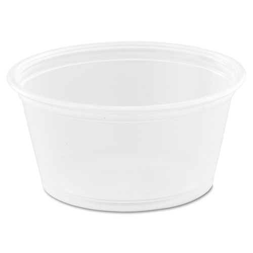 CONEX COMPLEMENTS POLYPROPYLENE PORTION/MEDICINE CUPS, 2 OZ, CLEAR, 125/BAG, 20 BAGS/CARTON