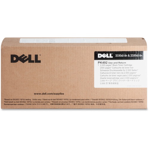 Dell Computer  Toner Cartridge, f/2330/2350, 2000 Page Yield, BK