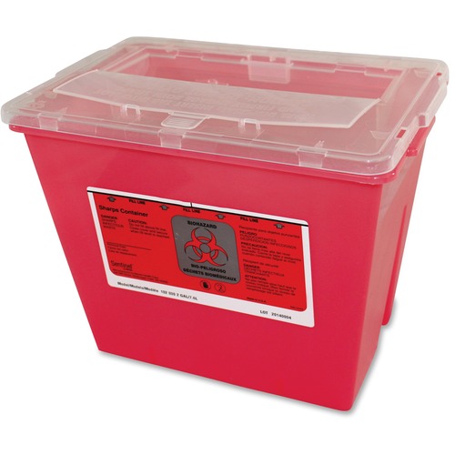 Impact Products  Sharps Container, 2Gal Capacity, 30/CT, Red