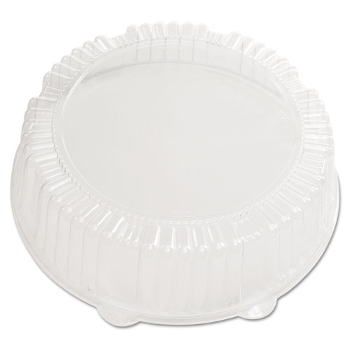 CATERLINE DOME LIDS, PLASTIC, 12" DIAMETER , 2 3/4" HIGH, CLEAR, 25/CARTON