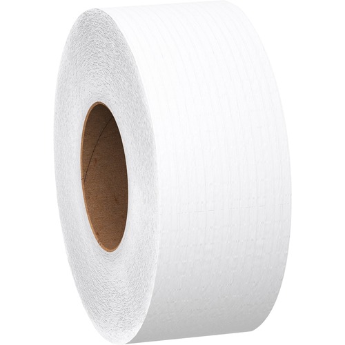 ESSENTIAL 100% RECYCLED FIBER JRT BATHROOM TISSUE, SEPTIC SAFE, 2-PLY, WHITE, 1000 FT, 12 ROLLS/CARTON