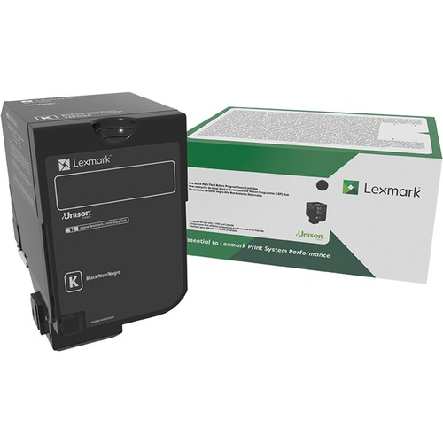 Lexmark 74C0HKG (TAA Compliant Version of 74C1HK0) Black OEM High Yield Toner Cartridge