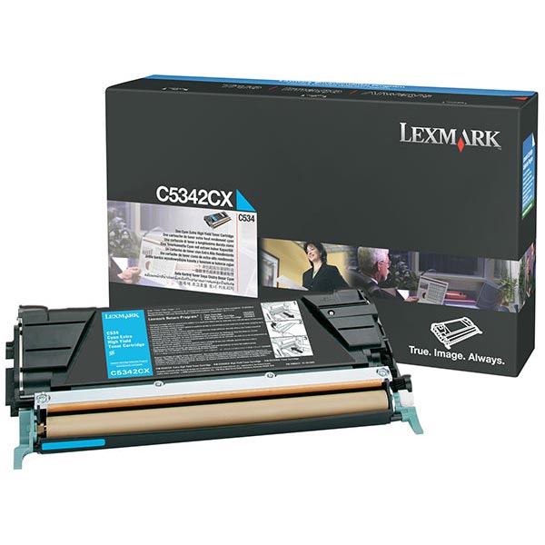 Lexmark C5346CX Cyan OEM Extra High Yield Toner