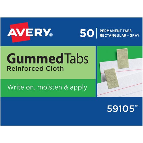 TABS,INDEX,GUMMED,GRAY