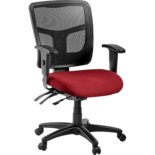 CHAIR,MIDBK,REAL RED
