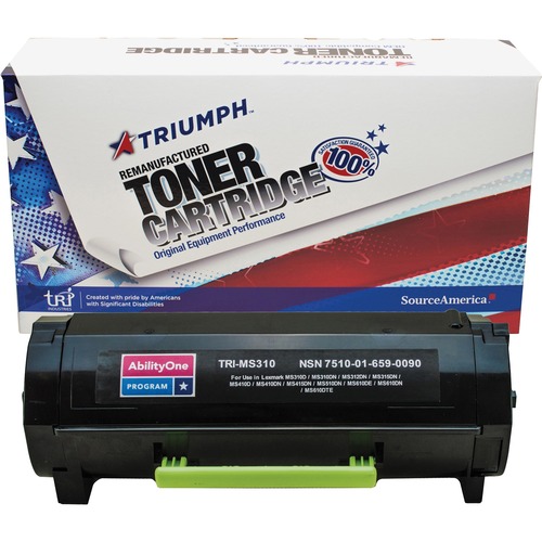 Toner Cartridge, Remanufactured Lexmark MS310/MS410/MS510/MS610, MX310/MX410/MX510/MX610 Series