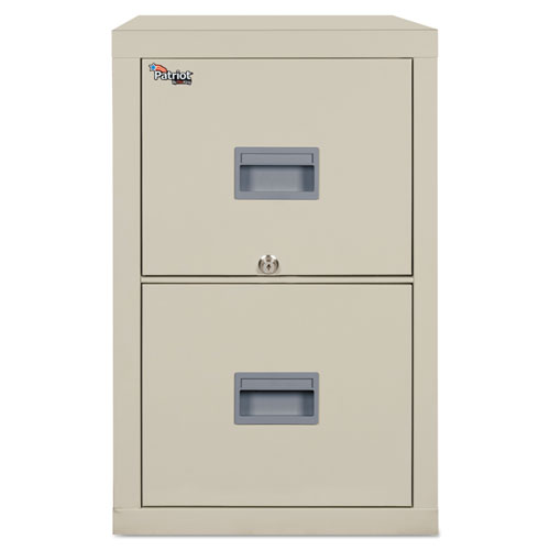 PATRIOT INSULATED TWO-DRAWER FIRE FILE, 17.75W X 25D X 27.75H, PARCHMENT