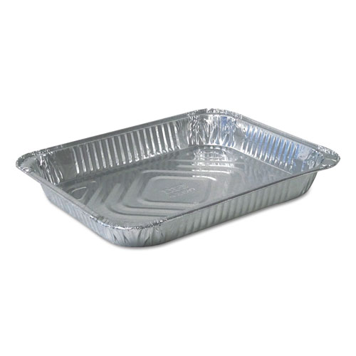 ALUMINUM STEAM TABLE PANS, HALF SIZE, SHALLOW, 100/CARTON