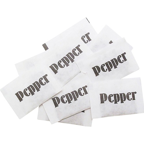 Diamond Crystal Brands  Pepper Packets, Singles, 3000/BX