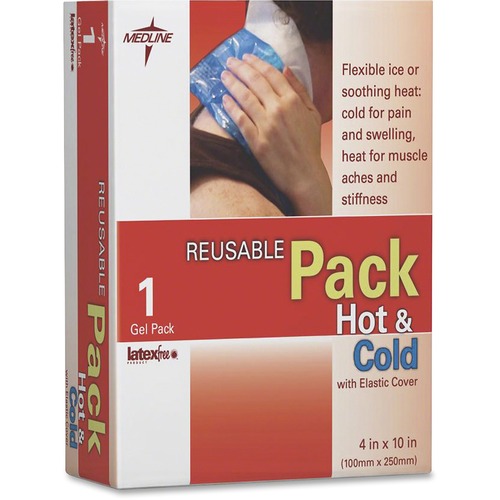 REUSABLE HOT AND COLD PACK, WITH PROTECTIVE COVER
