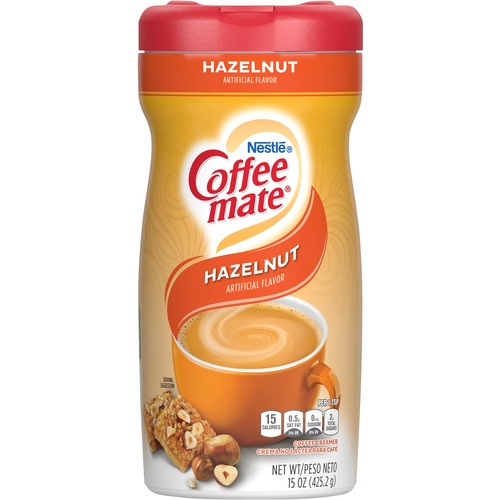 Hazelnut Creamer Powder, 15oz Plastic Bottle