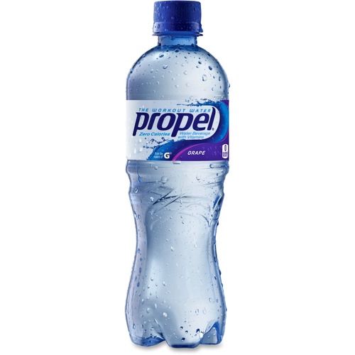 Quaker Foods  Flavored Water, Propel, Lemon, 16.9oz, 24/CT, Grape