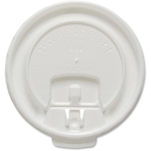 Solo Cup Company  Hot Cup Lids, f/8oz., 100/PK, White