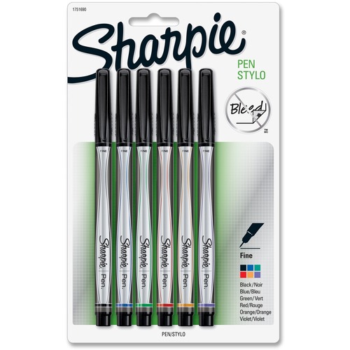 PEN,SHARPIE,FINE,AST,2PK/BD