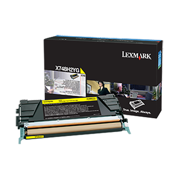 Lexmark X748H2YG Yellow OEM High Yield Toner