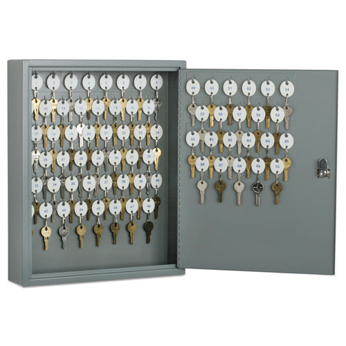 7125001328973 SKILCRAFT LOCKING KEY CABINET, 70, 14W X 3 1/4D X 17 1/4H, GRAY