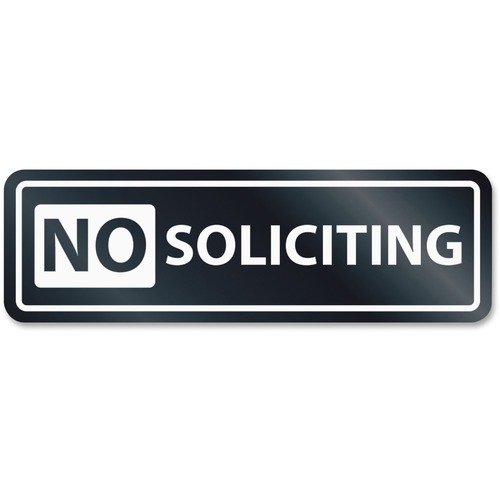 SIGNS, WINDOW,NO SOLICTNG