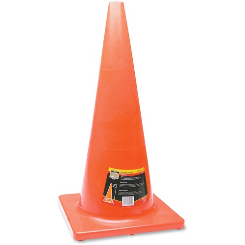 Honeywell  Traffic Cone, High-Density Base, 28", Orange