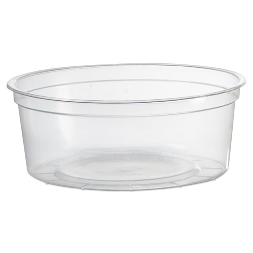 Deli Containers, Clear, 8oz, 50/pack, 10 Pack/carton