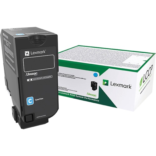 Lexmark 74C0SCG (TAA Compliant Version of 74C1SC0) Cyan OEM Toner Cartridge