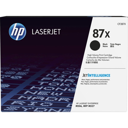 Hewlett-Packard  Toner Cartridge, HP 87X, 18,000 Page Yield, Black