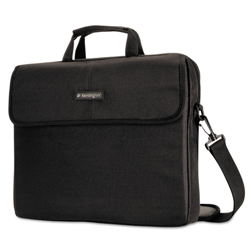 15.6" SIMPLY PORTABLE PADDED LAPTOP SLEEVE, INSIDE/OUTSIDE POCKETS, BLACK