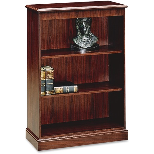 The HON Company  3-Shelf Laminate Bookcase, 35-3/4"x14-5/16"x49-5/8", MY