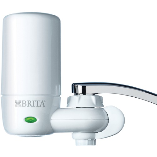 On Tap Faucet Water Filter System, White