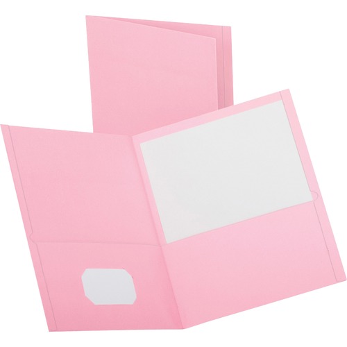 FOLDER,2-POCKET,LETTER,PINK