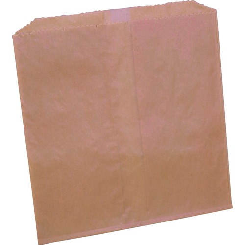 WAXED SANITARY NAPKIN DISPOSAL LINERS, 8.1 X 06. X 9.05, BROWN, 500/CARTON