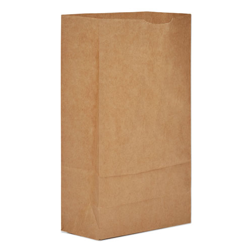 GROCERY PAPER BAGS, 50 LBS CAPACITY, #6, 6"W X 3.63"D X 11.06"H, KRAFT, 500 BAGS