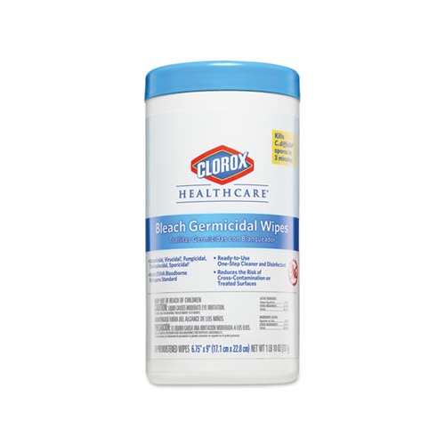 Clorox Healthcare Bleach Germicidal Wipes