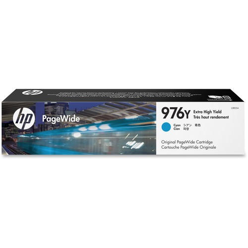 HP L0R05A (HP 976Y) Cyan OEM Extra High Yield Pagewide Inkjet Cartridge