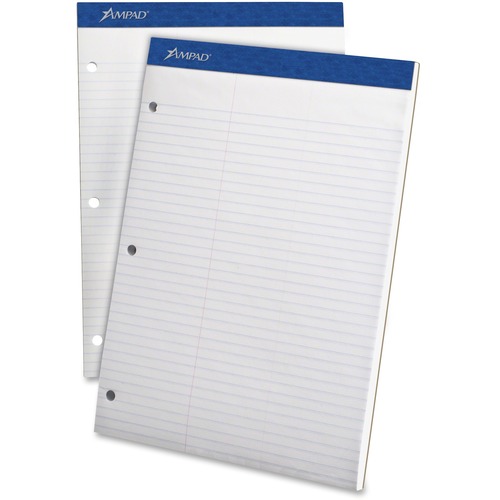 PAD,DUAL LTR LAWRULE,WHT