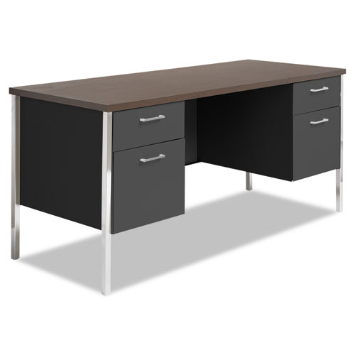 CREDENZA,DBL PED,BK