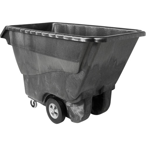 Rubbermaid Commercial Products  Structual Foam Tilt Truck, 1250lb Cap, 33"x72"x43", Black