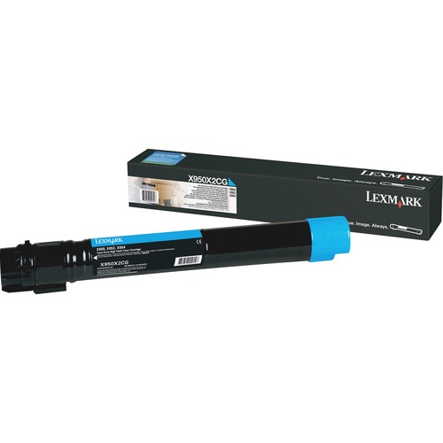 X950X2CG EXTRA HIGH-YIELD TONER, 22000 PAGE-YIELD, CYAN