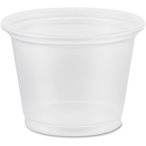 CONEX COMPLEMENTS PLOYPROPYLENE PORTION/MEDICINE CUPS, 1 OZ, CLEAR, 125/BAG, 20 BAGS/CARTON