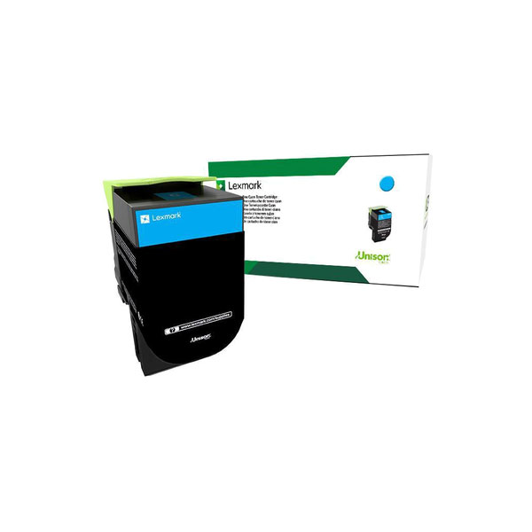 Lexmark 70C00CG (TAA Compliant Version 70C10C0) Cyan OEM Toner Cartridge