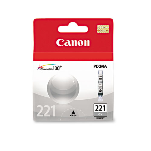 Canon 2950B001 (CLI-221G) Grey OEM Inkjet Cartridge